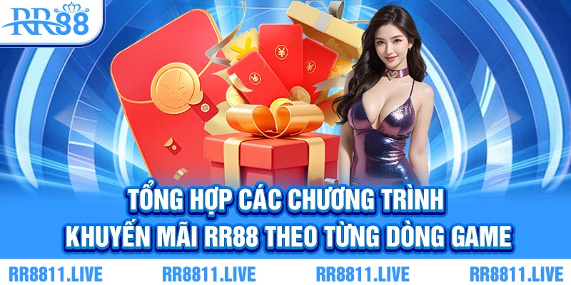 Tổng hợp các chương trình khuyến mãi RR88 theo từng dòng game